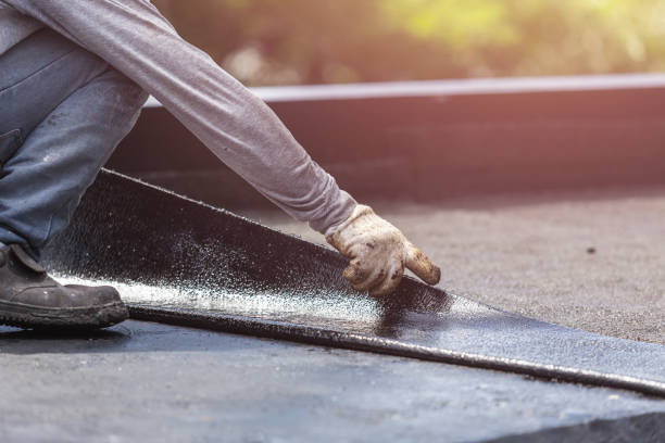 Professional Waterproofing technician working in Vevay, IN